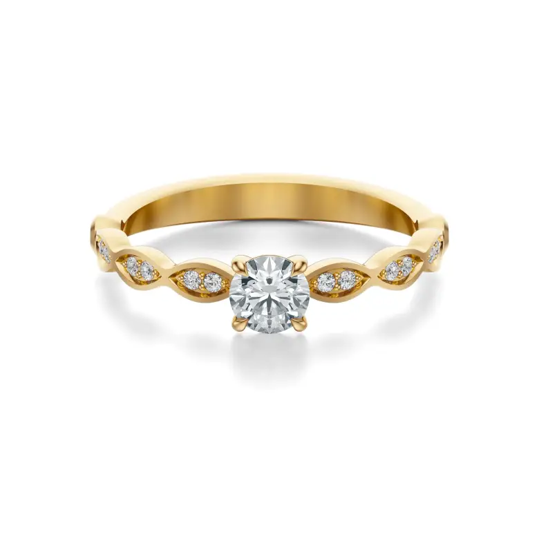 Pierścionek zaręczynowy z diamentami AJPZ_133